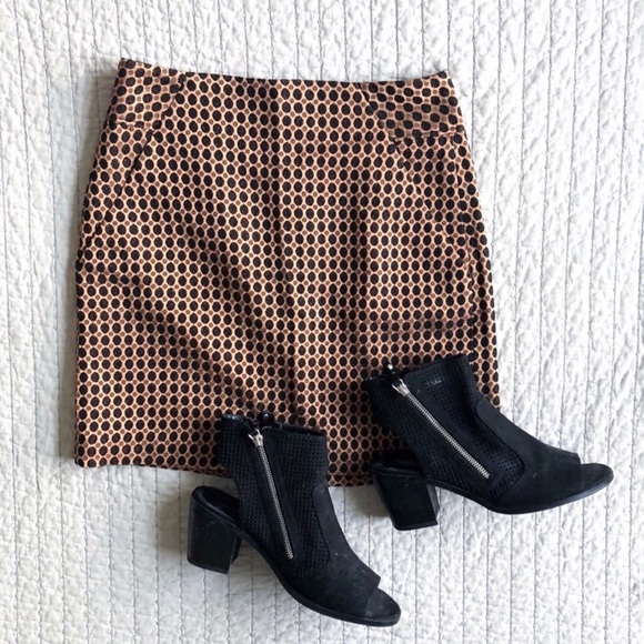 LOFT Dresses & Skirts - Ann Taylor LOFT Metallic Copper Pencil Skirt